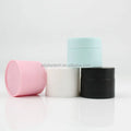 Wholesale Solid Frosted pink Black White Blue 10g 20g 30g 50g Plastic Empty PP Cream Jar with Screw Lids