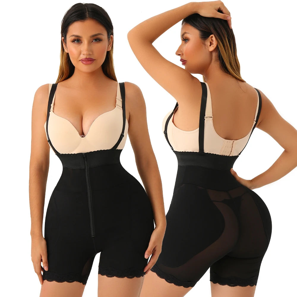 Women's Breathable Butt Lifter Enhancer Body Shaper with Padded Panties Tummy Control Shapewear Waist Trainer