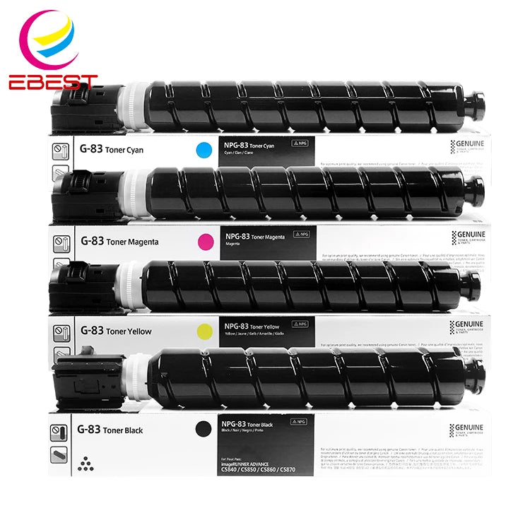EBEST Cartridge Factory Compatible for Canon NPG83 GPR61 EXV58 C-EXV58 for ADVANCE DX C5840/5850/5860/5870 Toner Cartridge