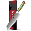 WILDMOK Handmade Chef Knife 67-Layer Damascus Steel Professional Kitchen Kiritsuke Serrated Paring Knife