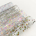 Customized Wholesale Soft Pvc Sequin Film for Bags Shoe Materials and Pencil Cases Waterproof PVC Transparent Film