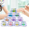 Private Label Cat Eye Nail Magnetic Powder Crystal Color Diamond Custom Chromium Chameleon Pigment for Nail Art