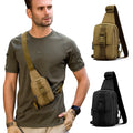 Tactical Chest Bag Trekking Pack EDC Sports Bag Shoulder Bag Crossbody Pack Assault Pouch for Hiking Cycling Camping