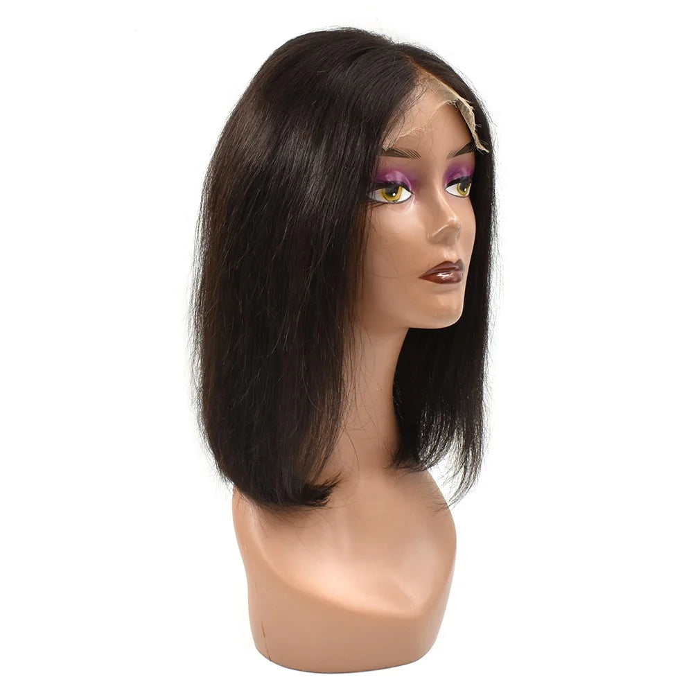 Hot Selling Factory  Wholesale Price Human Hair Wig Short bob Wigs 12A Grade Straight  Wig