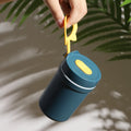 Wheat Straw Round Can Soup Cup Microwave sealed Leakproof Plastic Soup Pot Breakfast Cup Porridge Box with Lid