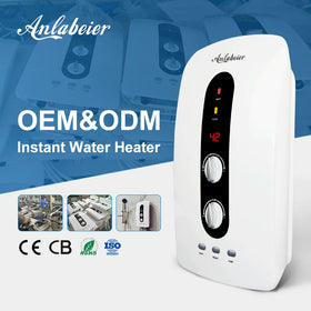 5500w Hot Water Fast Heating Kitchen Shower Geyser Mini Instant Water Heater Electric with Built in Booster Pump