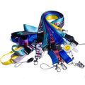 Custom Logo Sublimation Printing Polyester ID Card Holder Neck Lanyards Low Shipping Cost Accessorized with Hook for Events