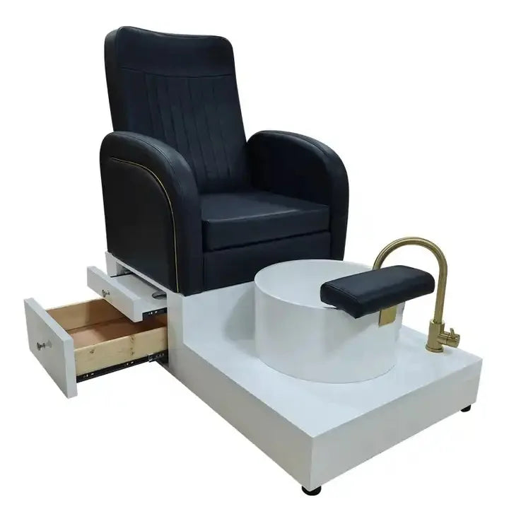 2024 Luxury Nail Salon Equipment Foot Care Manicure Chair Modern Electric Black Massage Beauty Saloon Pedicure Spa Chairs