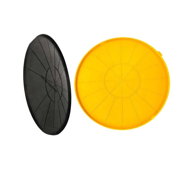 55 Gallon Open Steel Drum with Lock Ring Lid 200L Big Plastic Drum Cap Seal 100pcs PE Removable Cover