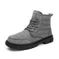 Custom Logo Snow Boots Ankle Height Boots for Men Wholesale Leather Shoes Rubber Sole Work Outdoor Hiking Man Boots for Men