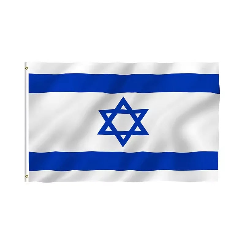 Customized 3X5ft Polyester Printing for Indoor and Outdoor Display of the National Flag and Israeli Flag