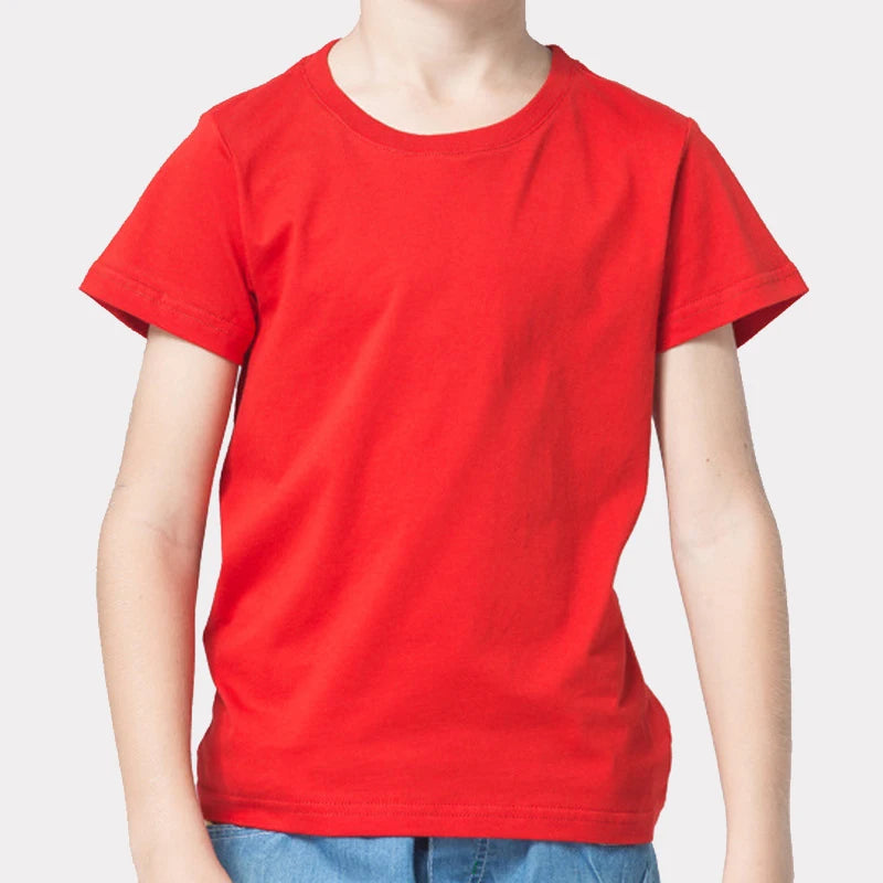 Kids Cotton T Shirt Casual Wear Multicolor 100% Cotton Soft Shirts Boys Cotton Fabric for Shirt