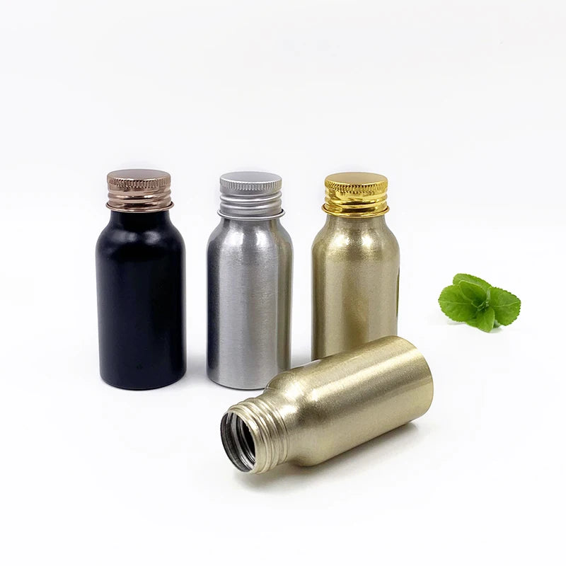 Empty 30ml 50ml 100ml 120ml 150ml 250ml 500ml Aluminium Bottle with Aluminium Cap