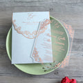 Clear Acrylic Invitations Wedding Invitation Card with Envelope Pocket MegaBDM