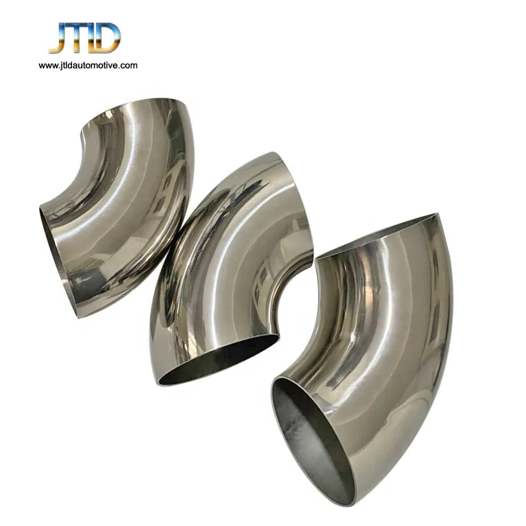 90 Degree Pipe 2.5"  2.5 Inch 63.5mm*152mm*2mm by 304 Stainless Steel 2.0mm Thickness Enough Exhaust Elbow  Connection Fittings