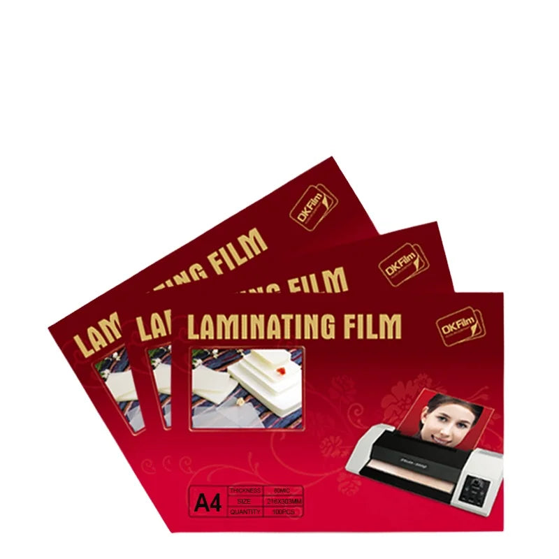 A4 Transparent Lamination Sheet Glossy Matte Plastic Roll Laminating Film Lamination Pouch 80Mic