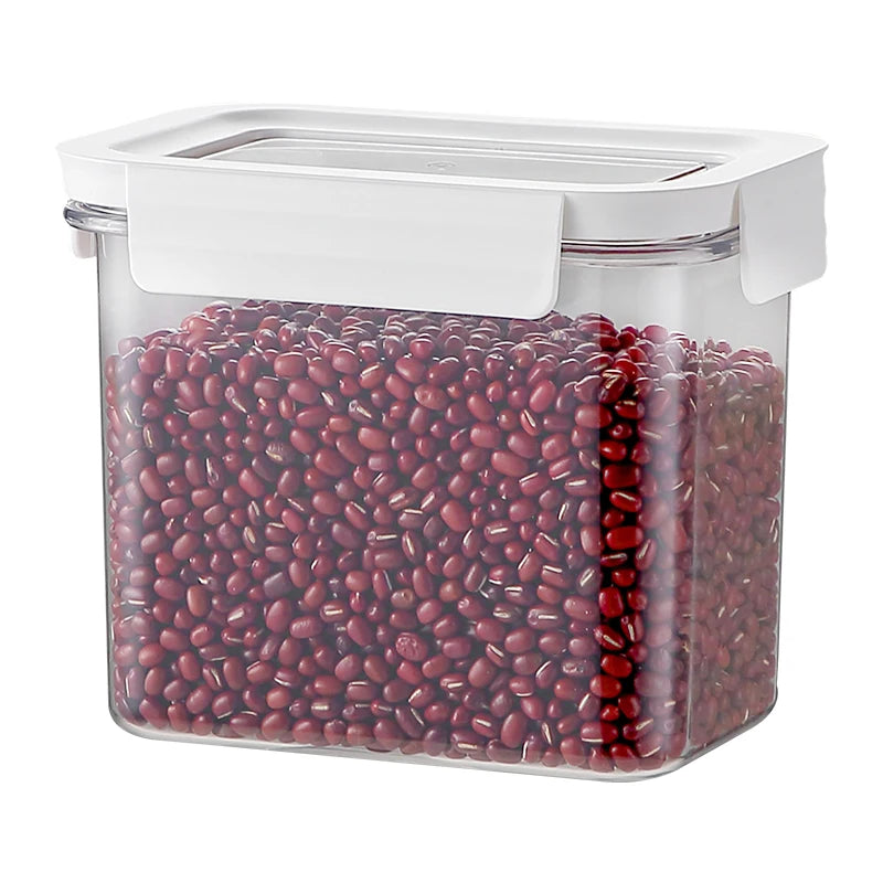 Modern Design Cereal Container Set Free Combination Food Airtight Storage Jars Seal Kitchen Pantry Dry Food Storage Pot PET