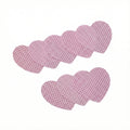 Private Label Lint Free Heart Shape Nail Remover Pad Lash Extension Glue Adhesive Nozzle Wipes