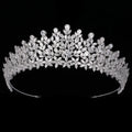 Echsio Women Tiara Rhinestone Crystal Crown Wholesale Wedding Bridal Jewelry Hair Accessories for Queen Guaranteed Crown BC6144