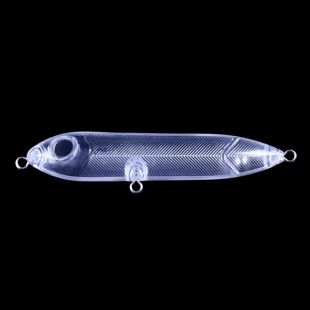 Wholesale PE030-0 10cm 10g Artificial Hard Bait DIY Unpainted Blank Pencil Fishing Lures