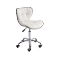 Cheap Modern Executive Dining Comfortable Adjustable Office Swivel Chair PU Leather Stainless Steel Base