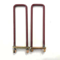 High Tensile 45# Steel Hot Dip Galvanized Trailer Custom Heavy Steel Axle Leaf Spring U Bolt with Nut