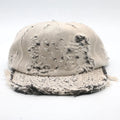 New Product Unstructured Vintage Acid Washed Distressed Adjustable Size Unisex Custom Logo Baseball Caps Hat Dad Hats