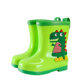 Wholesale Cute Dinosaur Patterns Waterproof Toddler Girls Children Rain Boots Kids
