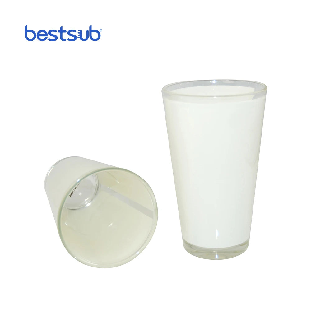 BestSub Wholesale Custom Personalized Sublimation Blanks Photo Custom Glass Mug