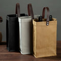 SY Wholesale Reusable and Washable Kraft Paper Tote Bag Ready-to-Ship for Supermarket Promotions