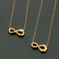Classic Gold Plated Titanium Steel Jewelry Necklace Fashionable Waterproof Design with Glowing Pendant Link Chain Necklace
