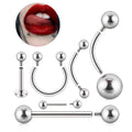 Wholesale Stainless Steel Internal Thread Earring Tragus Tongue Barbell Navel Belly Basic Lip Eyebrow Piercing Jewelry Weddings