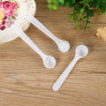 Factory Direct Sales 1g Transparent Powder Spoon Small Round Spoon 2ml Measuring Salt Spoon