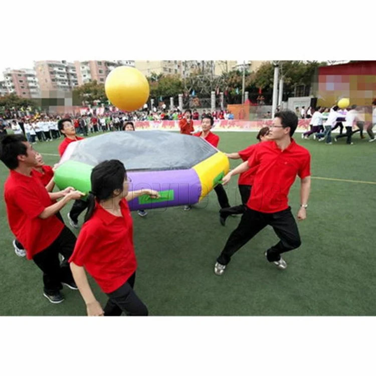 Fun Sports Props Inflatable Thunder Drum for Outdoor Games / Team Building Games Inflatable Floating Ball for Kids and Adults