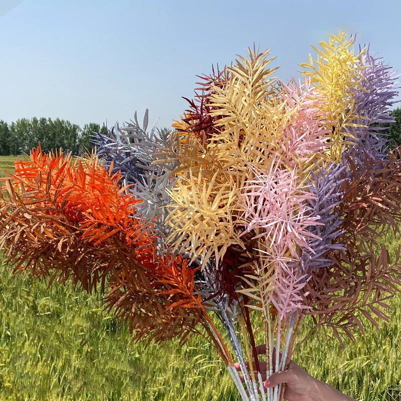 Wholesale New Plastic Bamboo Leaf Wedding Decoration Road Flower Arrangement