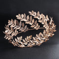 New Design Gold Color Wedding Crown Bridal Crown Olive Branch Tiaras Wedding Hair Accessories