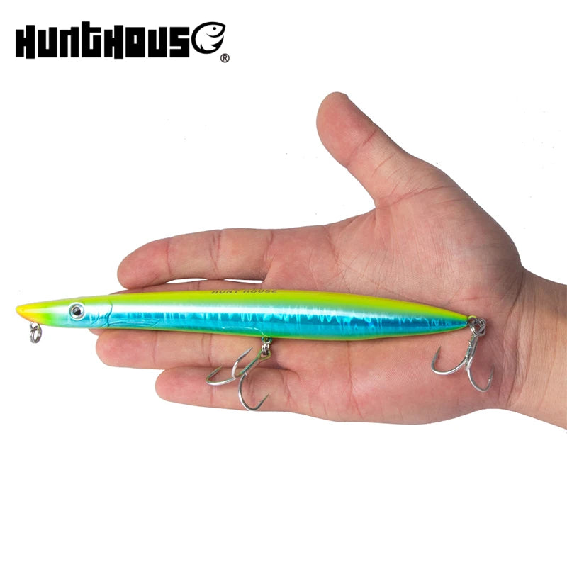 Hunt House Leurre De Pesca Saltwater Long Casting Fishing Lure Pencil Sea Fishing Tuna Grouper Lure Hard Bait