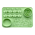 Silicone Leaf Licking Mat Slow Feeder Bowl Lick Pad Lick Mat Para Perros Dog Lick Mat with Suction Cups