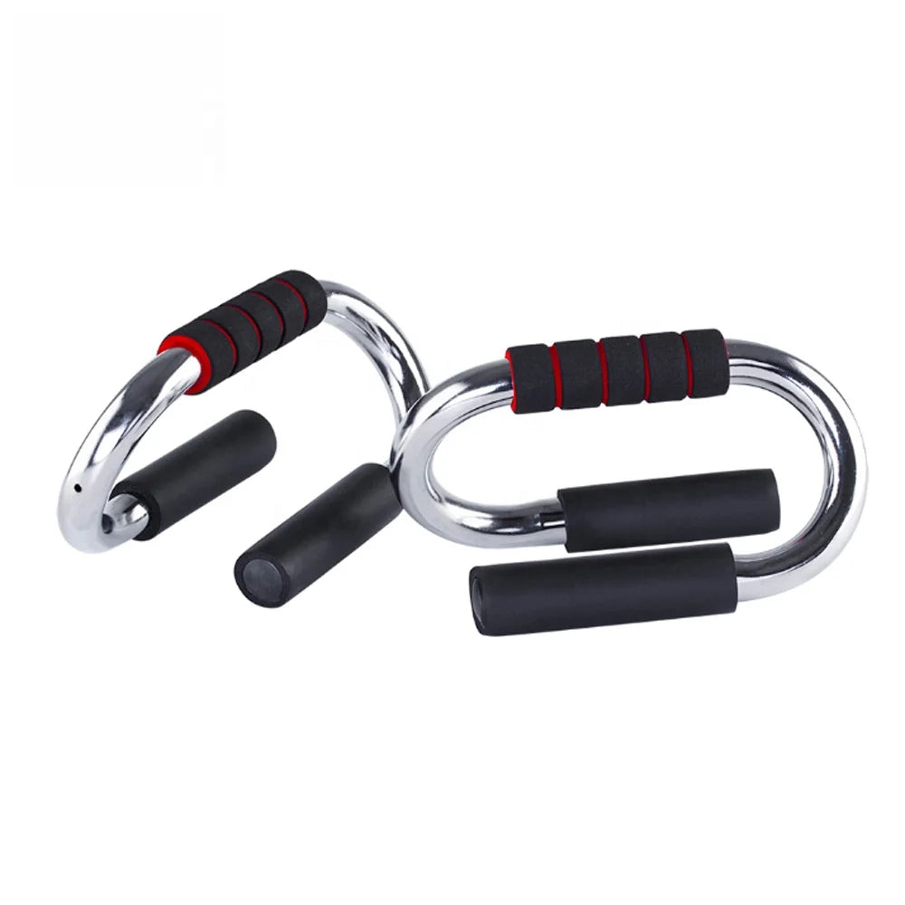 Wholesale Factory Supply Home fitness Steel Tube Stand bar S type Push Up Bar For Sale