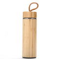 FX Factory Custom Logo Hot Selling Private Label Bamboo Tumbler Water Bottle Bamboo Stainless Steel Insulated Water Bottle