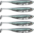 New 7cm/8cm/10cm/12cm Soft Plastic Lures Paddle Tail 3D Eyes Soft Lure Saltwater Rubber Soft Baits