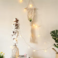 New Design Professional Artificial Hanging Baskets with Flowers Macrame Plant Hangers Hanging Flower Basket