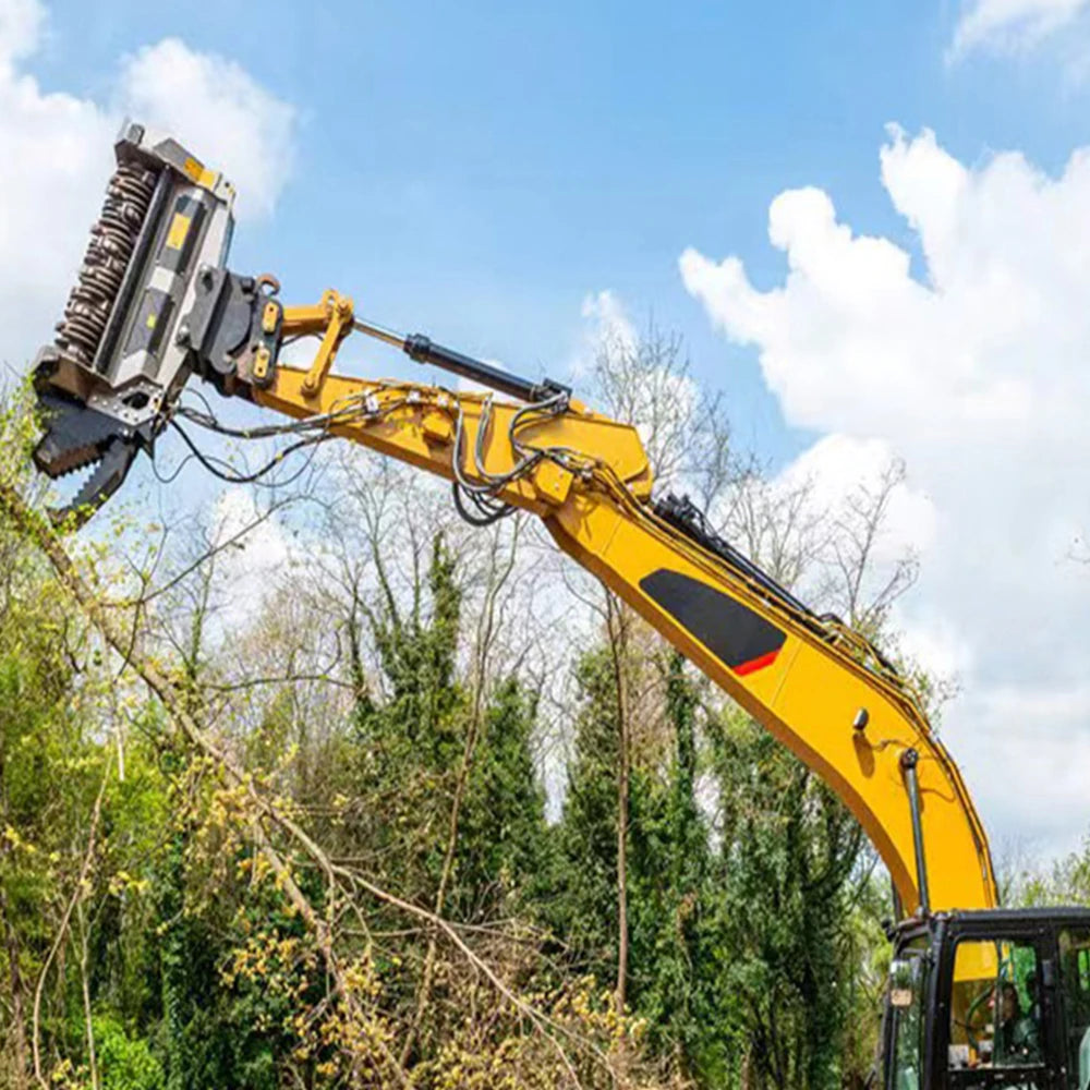 Hot Sale Forestry Machinery Excavator Forest Mulcher Shredder Wood Chipper with Core Motor Component on Sale