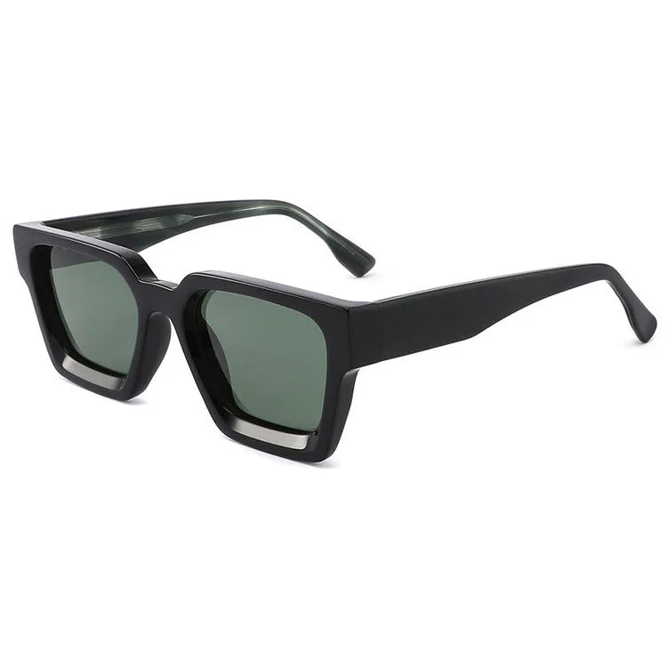 2026 Latest Uv 400 Protection Sunglasses Women Men Thick Square Unisex Trendy Uv400 Acetate Polarized Sunglasses