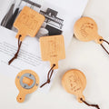 Bottle Opener Magnetic Manual Cartoon Pattern Beech Wooden Hanging Hole Refrigerator Magnet Beer Opener Kitchen Gadets