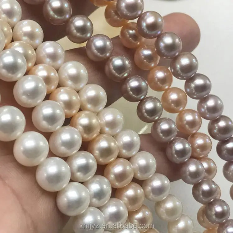 Certified ZZDIY070 Freshwater Pearl 4.0-4.5Mm Round Aaa2 Loose Fresh Water Pearls Necklace Wholesale