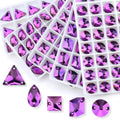 20PCS Sew-on Rhinestones Multi Shape Crystal Glass Rhinestone for Needlework Garment Shoe Wedding Dress Decoration