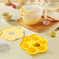 BPA Free Food Grade Silicone 7-Link Oven Cake Molds 7-Hole Complementary Food Cake Tools for Infants and Babies