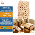 Wholesale Plastic Poly Wicker Mesh Cane Webbing Mat  Wicker Roll Rattan Webbing  Used for Furniture