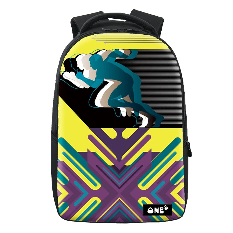 Customizable School Travel Bags with Zipper Closure Wholesale for Students Made From Polyester Lining